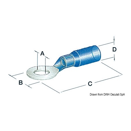 Pre-insulated eyelets with heat shrink 14278