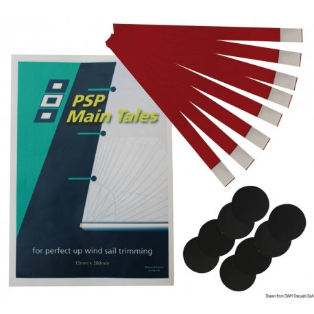 Tell Tales wind vane strips for adjusting sails 35104