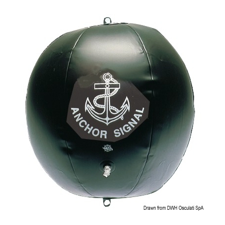 Black inflatable balloon 2218