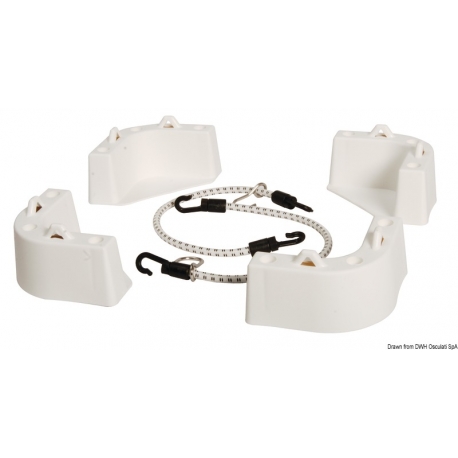 Universal fixing system for iceboxes 29278