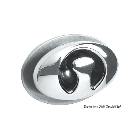 Recessed water ski rope hook 4138