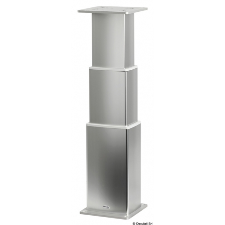 Electric table leg SQUARE-ALU 40527