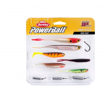 Berkley PowerBait Pro Pack Drop Shot artificial kit 6 pieces