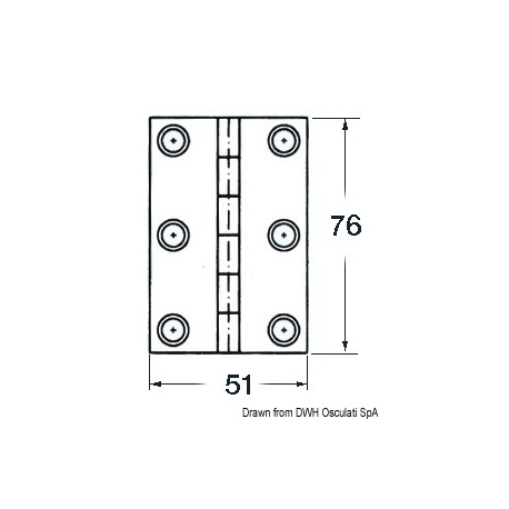 Hinge 1.7 mm