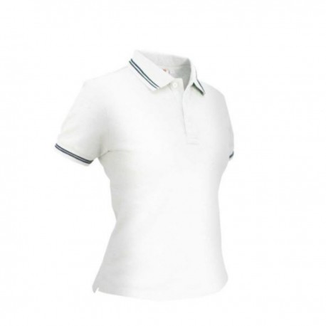 Women's short-sleeved polo shirt Slam Regatta - White