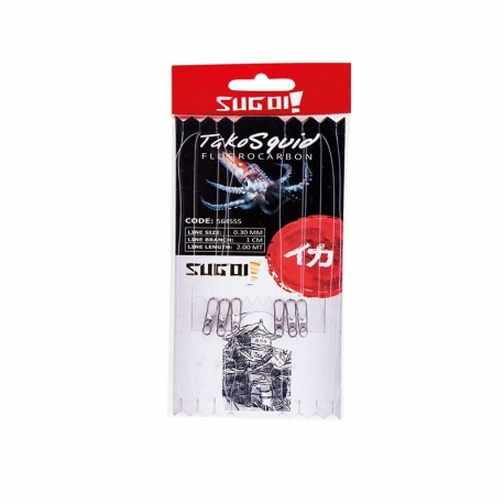 Sugoi Tako Squid Fluorocarbon ready tataki set-up