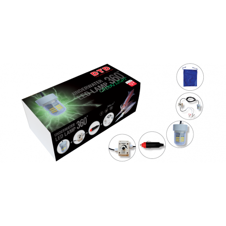 DTD Led Lamp 360° green immersion lamp 1500lm 25W