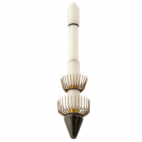 Totanara depth plastic 300gr. for 22cm. with 2 crowns and 2 lights