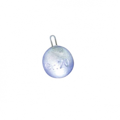 Rome Foundry Lead Sphere with bolentino ring