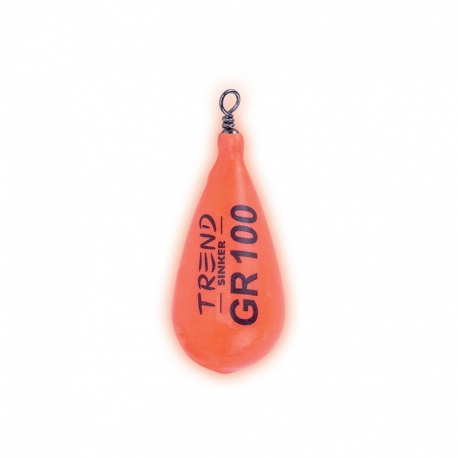 Trend Sinker lead for bolentino Casting Pera orange fluo