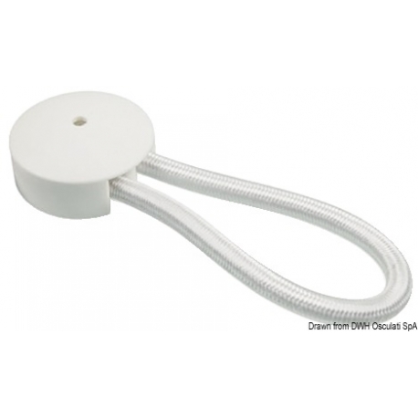 Elastic hook 80 mm. black