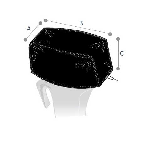 Universal engine cover 115/125 HP - Nettuno Marine