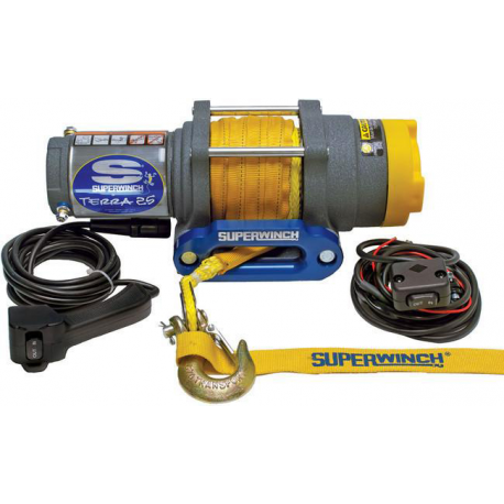 Arganello elettrico 12 V Superwinch Terra 25 SR per carrelli max 1134 Kg.