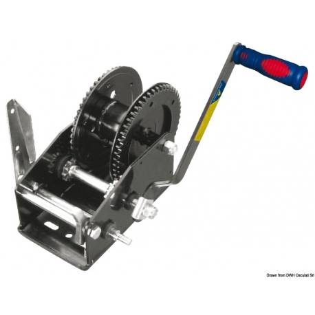 Arganello manuale Dual Drive per carrelli max 1454 Kg.