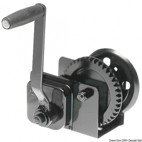 Arganello manuale Spx Brake Winch per carrelli max 630 Kg.