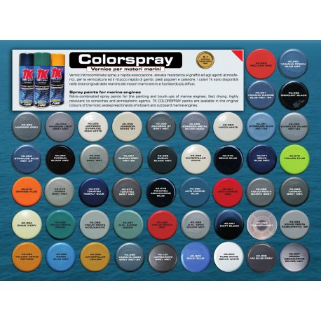 Nitro-combination spray paint - Colorspray for inboard and outboard engines