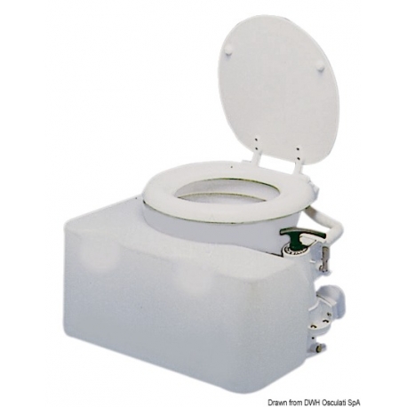 Serbatoio rigido 26 Lt. per acque nere in plastica bianco