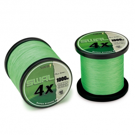 Sugoi Swal 4X 0.37MM trecciato da 1000M verde fluo