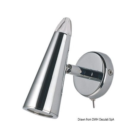 Faretto Argo ottone cromato