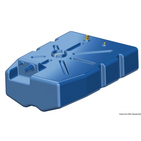 Serbatoio carburante 114 Lt. in polietilene con pescante incluso