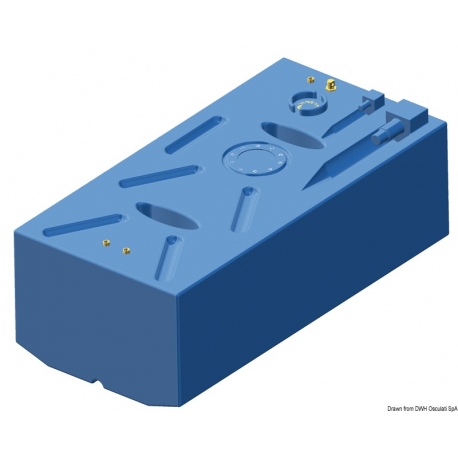 Serbatoio carburante 315 Lt. in polietilene con pescante incluso