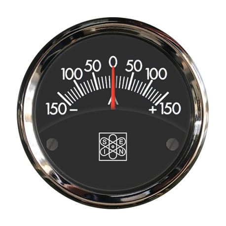 Amperometro Ø 52 mm. VSG line Cromo 0-150 A - San Giorgio Sein