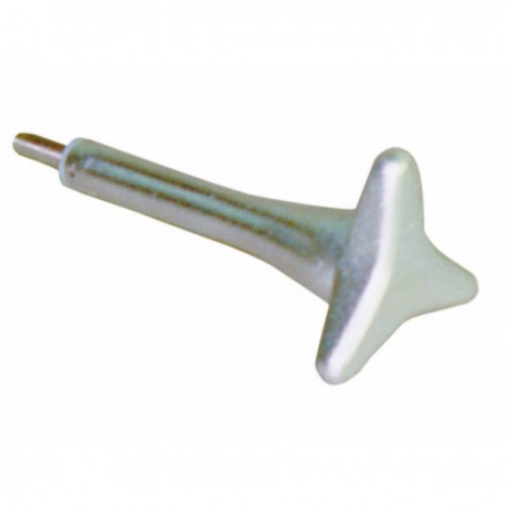 Anodized cast aluminum handwheel