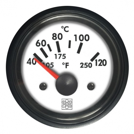 Indicatore temperatura acqua 40°-120° Ø 52 mm. 12 V RQ - San Giorgio Sein