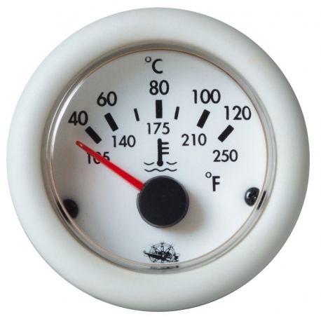Indicatore temperatura acqua 40°-120° Ø 59 mm. 24 V - Guardian