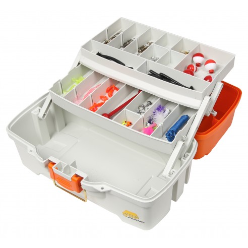 PLANO Two-Tray valigetta per attrezzatura da pesca blu