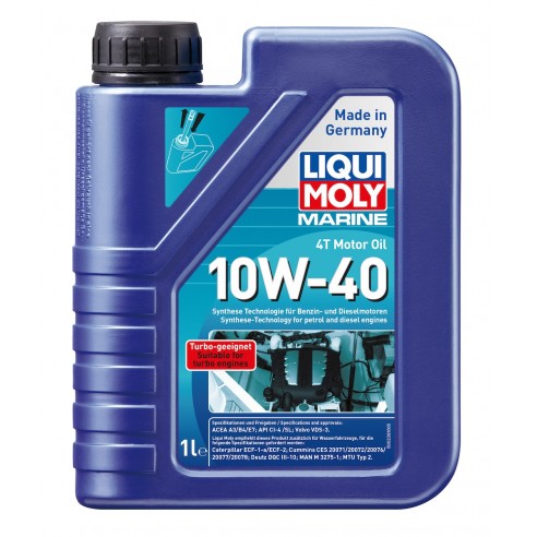 Olio motore 4T Marine 10W-40 5 lt. - Liqui Moly 25013