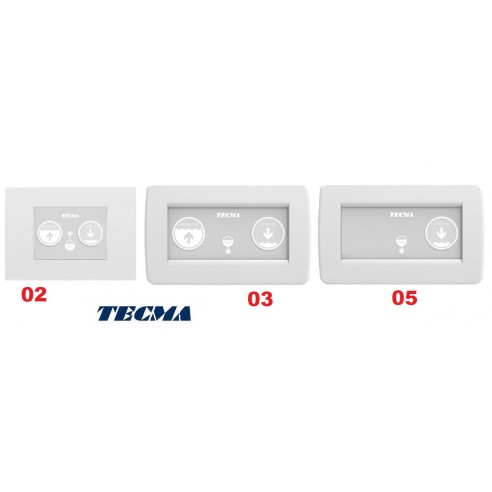 Control Panel All-in-one 2 pulsanti - Tecma