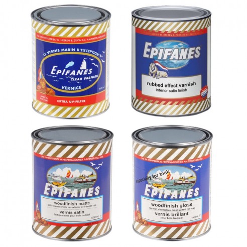 Vernice monocomponente Woodfinish Matte satinata - Epifanes
