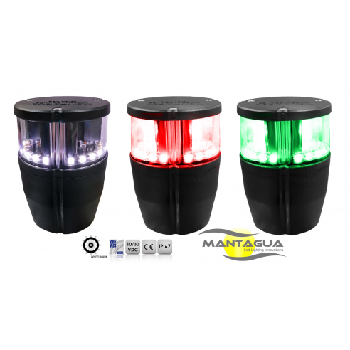 Fanale di navigazione 360° Navipro Led con base - Mantagua