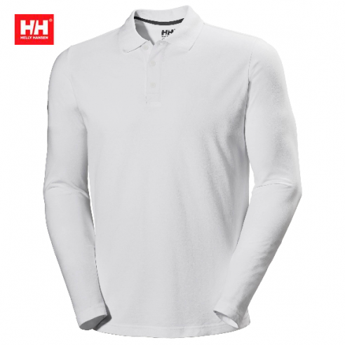 Polo Crewline bianca a manica lunga - Helly Hansen