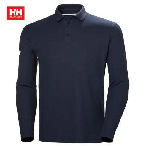 Polo Crewline blu a manica lunga - Helly Hansen