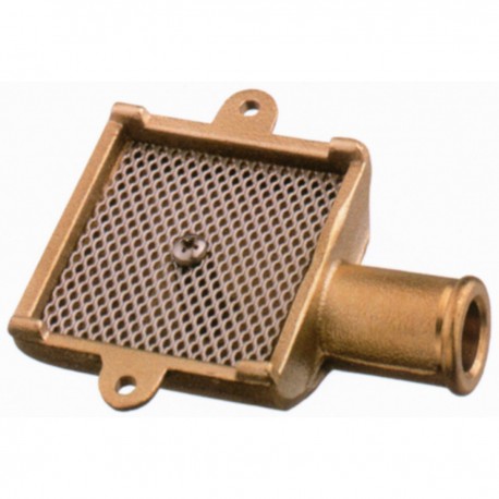 Brass sucker with stainless steel mesh filter