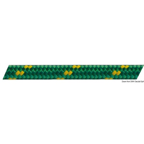 Doppia treccia con segnalino in poliestere Ø 12 mm. 100 mt.
