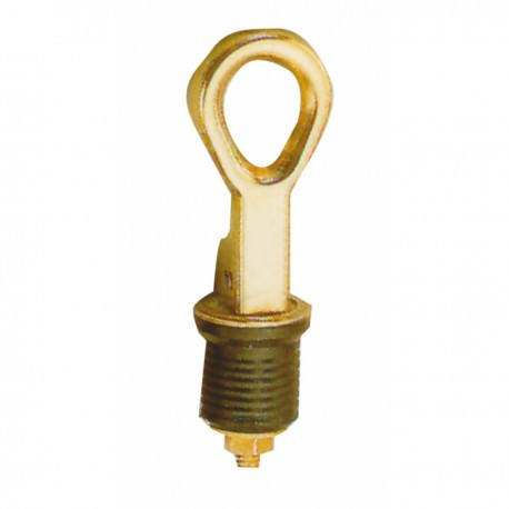 Polished brass cap with crossbar adjustment