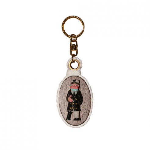 Portachiavi in ottone mod. Capitano