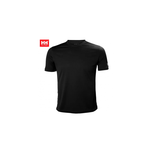 T-Shirt Tech in tessuto tecnico nero - Helly Hansen