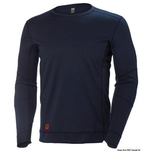 Maglietta maniche lunghe in lifa Max Crewneck blu - Helly Hansen