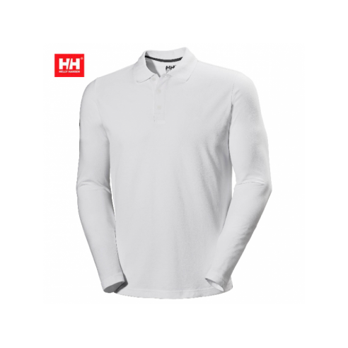 Polo Crewline bianca manica lunga in tactel - Helly Hansen