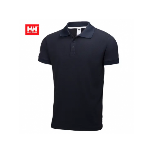 Polo Crewline blu manica corta in tactel - Helly Hansen