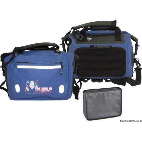 Borsa da barca impermeabile Compass 17 lt. blu - Amphibious