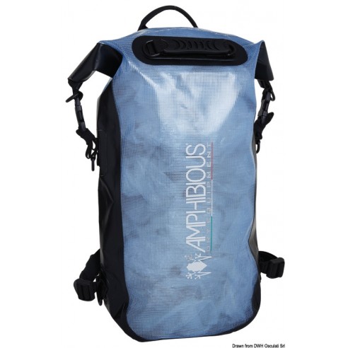 Borsa da barca impermeabile Kikker 20 lt. azzurro - Amphibious