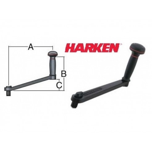 Maniglia per winch Speedgrip da 254 mm in alluminio - Harken