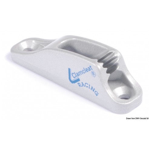 Strozzascotte fisso centrale CL211 MK1 in alluminio - Clamcleat