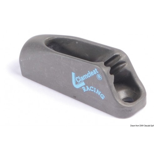 Strozzascotte fisso centrale CL211 MK2AN in alluminio - Clamcleat