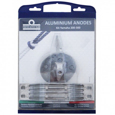 Kit anodi in alluminio per motori Yamaha fuoribordo 200-300 HP